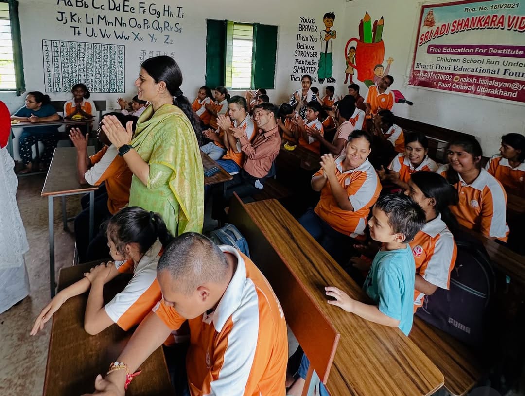 Children engaged in learning activities